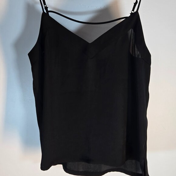 Express Black Adjustable Strap V-Neck Camisole Tank Top Women’s Size S - Picture 2 of 9
